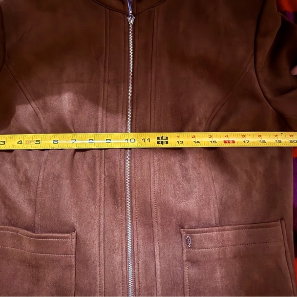 Tommy Hilfiger Chocolate Brown Suede Jacket - Picture 10 of 11